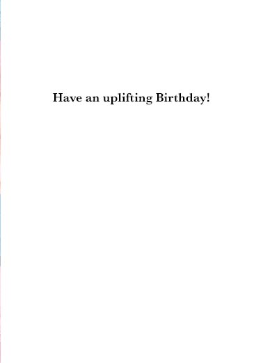 Bernice Butt Lift Summer Birthday Ecard Inside