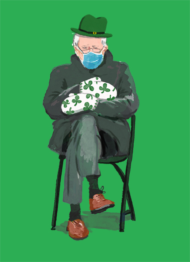 Bernie St Pat St. Patrick's Day Card Cover