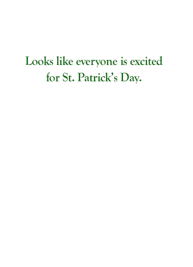 Bernie St Pat  Card Inside