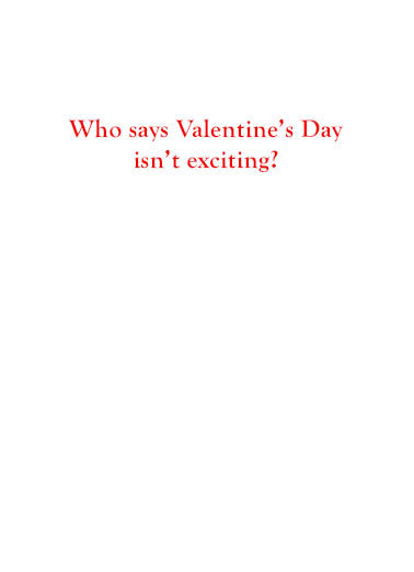 Bernie Valentine Valentine's Day Ecard Inside