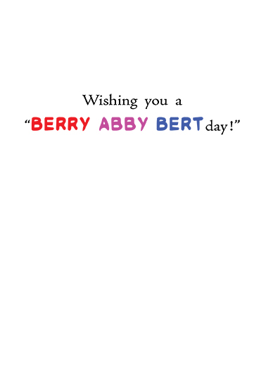 Berry Abby  Card Inside
