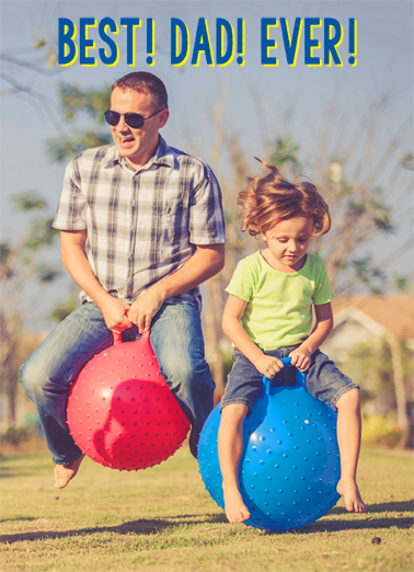 Best Dad Ever Father's Day Card Cover