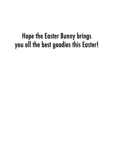 Best Goodies Easter Ecard Inside