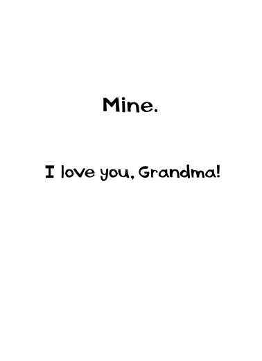 Best Grandma MD 5x7 greeting Ecard Inside