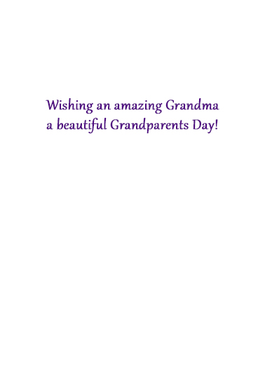 Best Grandmothers 5x7 greeting Card Inside