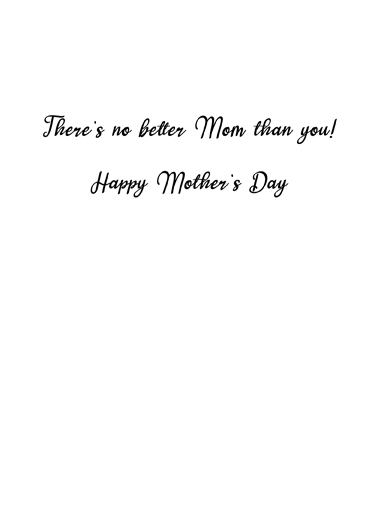 Best Mom Flowers Mother's Day Card Inside