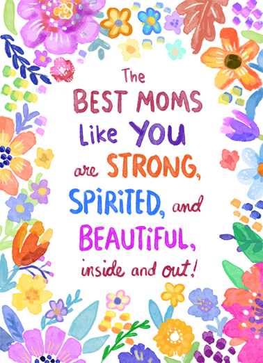 Best Moms Mother's Day Ecard Cover