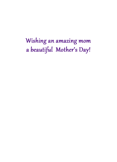 Best Moms Flowers Card Inside