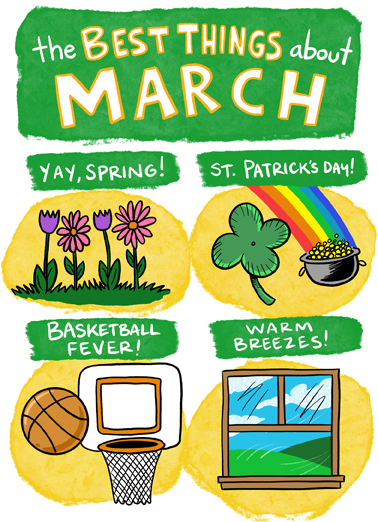 Best Things March  Ecard Cover