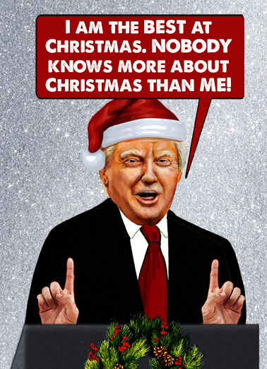 Best at Christmas President  Ecard Cover