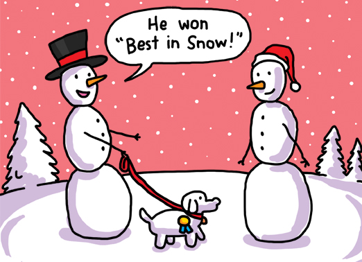 Best in Snow Christmas Ecard Cover