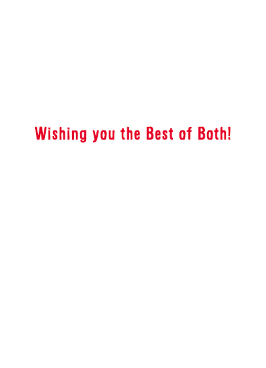Best of Both Christmas Wishes Card Inside