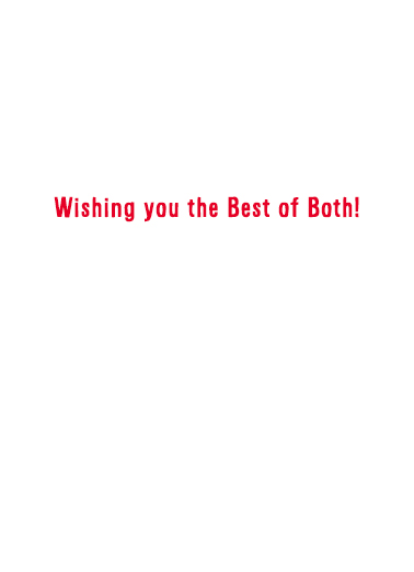 Best of Both December Birthday Ecard Inside