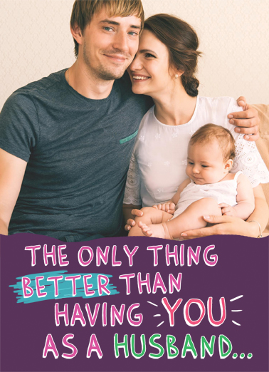 Better Than You Husband FD Father's Day Card Cover