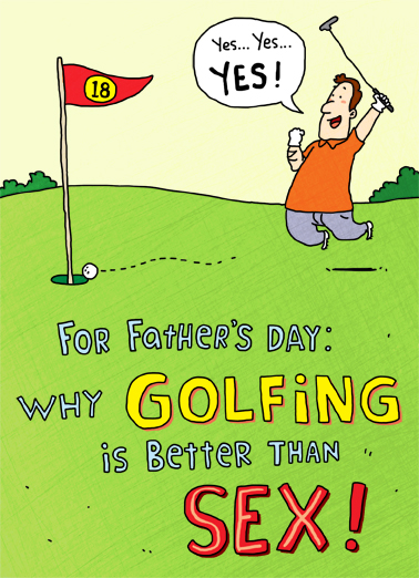 Better than Sex FD Father's Day Ecard Cover