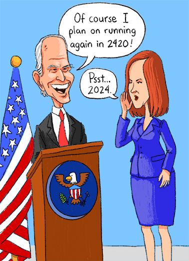 Biden 2420 Birthday Card Cover