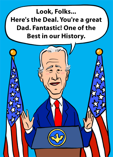 Biden Blow Out FD Funny Political Card Cover