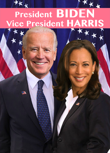 Biden Harris MD White House Card Cover