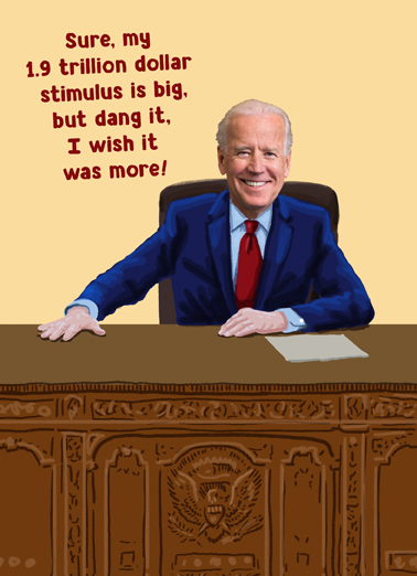 Biden Stimulus Funny Ecard Cover