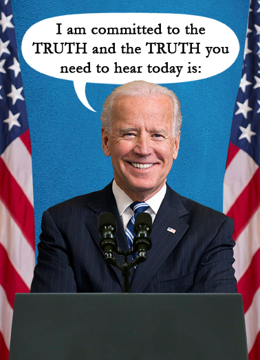 Biden Truth  Card Cover