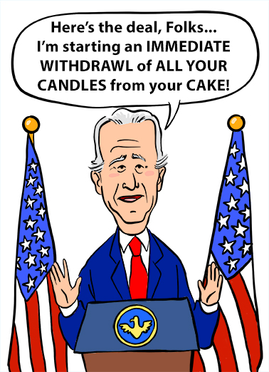 Biden Withdrawal White House Card Cover
