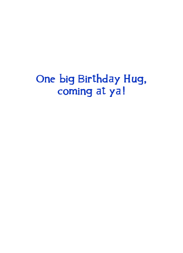 Big BDAY Hug Cats Card Inside