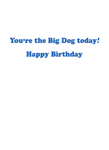 Big Dog Mug 5x7 greeting Ecard Inside