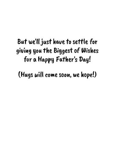 Big FD Hug Father's Day Ecard Inside