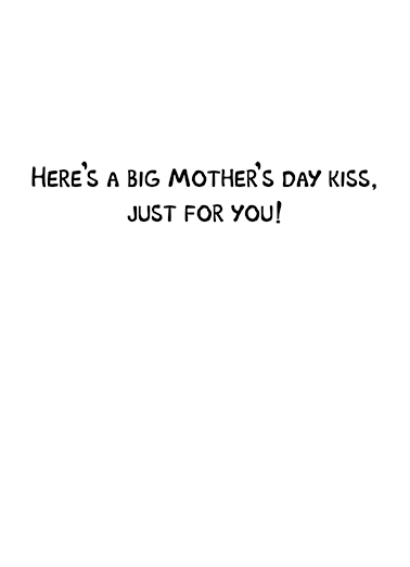 Big Kiss  Card Inside