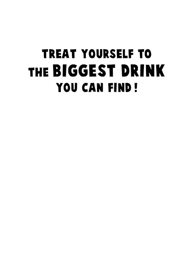 Biggest Drink Beer Ecard Inside