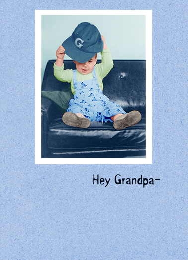 Biggest Fan FD For Grandpa Card Cover