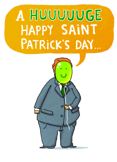 Bigly (SPD) St. Patrick's Day Card Cover