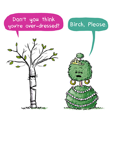 Birch Please Birthday  Ecard Cover