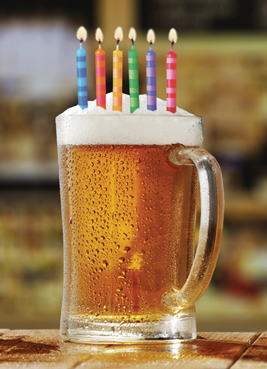 Birthday Beer Funny Card Cover