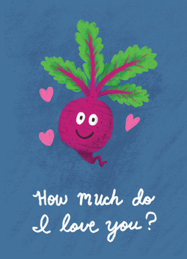 Birthday Beet Funny Card Cover