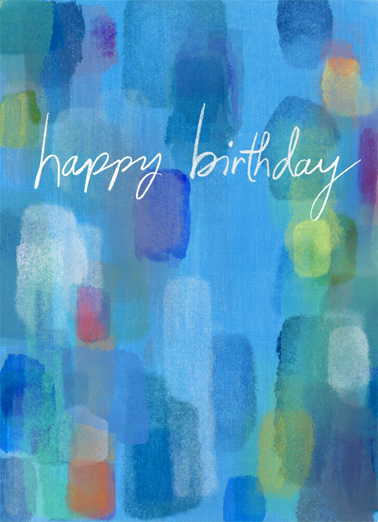 Birthday Colors One from the Heart Card Cover