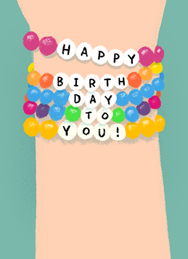 Birthday Era Fabulous Friends Ecard Cover