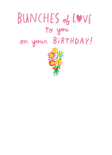 Birthday Flowers Wish Flowers Ecard Inside