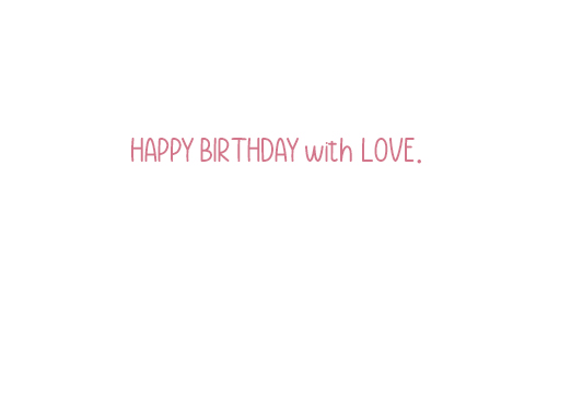 Birthday Love Rainbow Birthday Ecard Inside