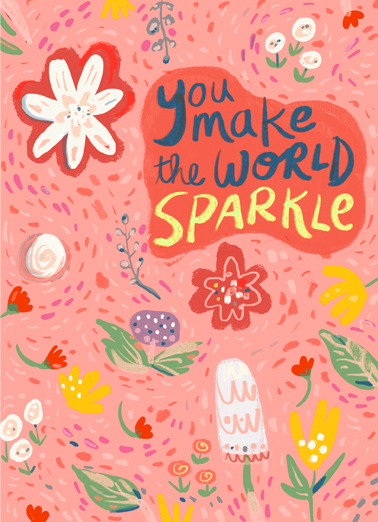 Birthday Sparkle Uplifting Cards Card Cover