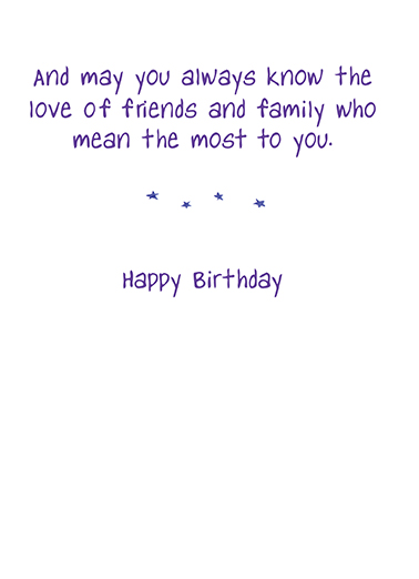 Birthday Wishes Legacy Card Inside