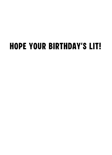 Birthdays Lit Birthday Ecard Inside