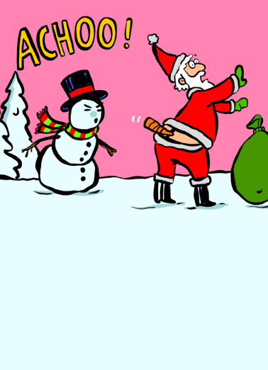Bless You Christmas Card Cover
