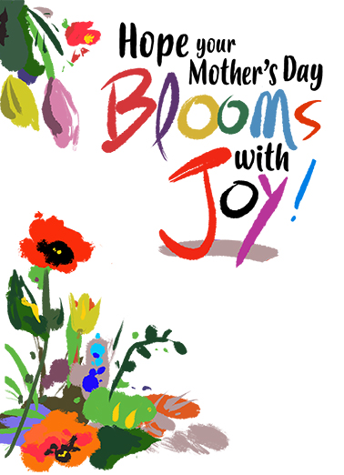 Blooms With MD For Any Mom Card Cover