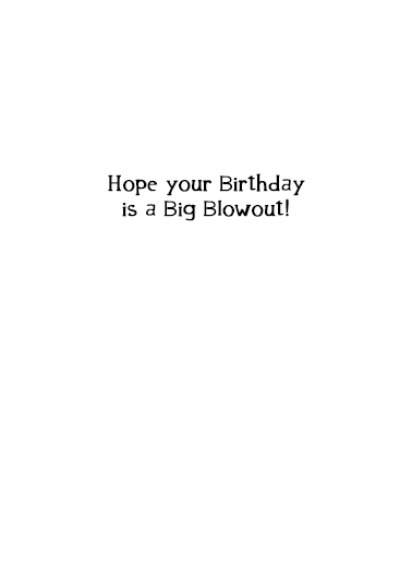 Blowout Gum Birthday Ecard Inside