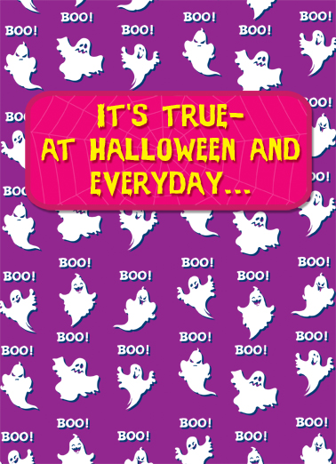 Boos Halloween Card Cover