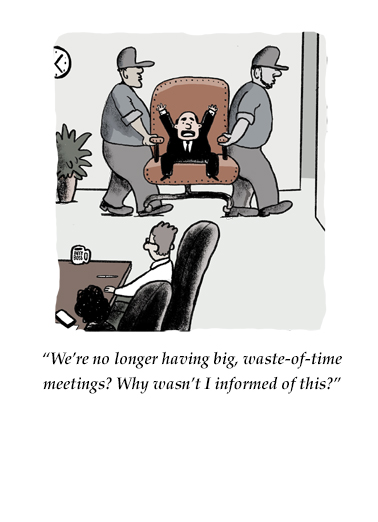 Boss Meetings For Any Time Ecard Cover