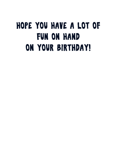 Bottle In Hand Pandemic Card Inside
