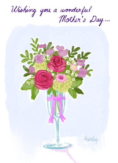 Bouquet MD Wishes Ecard Cover