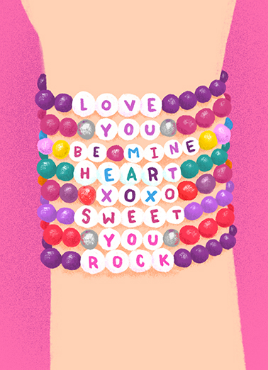 Bracelets VAL Valentine's Day Card Cover